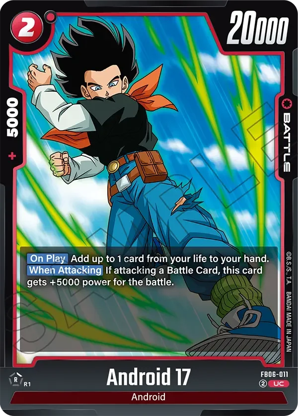 Android 17, Rivals Clash FB06-011