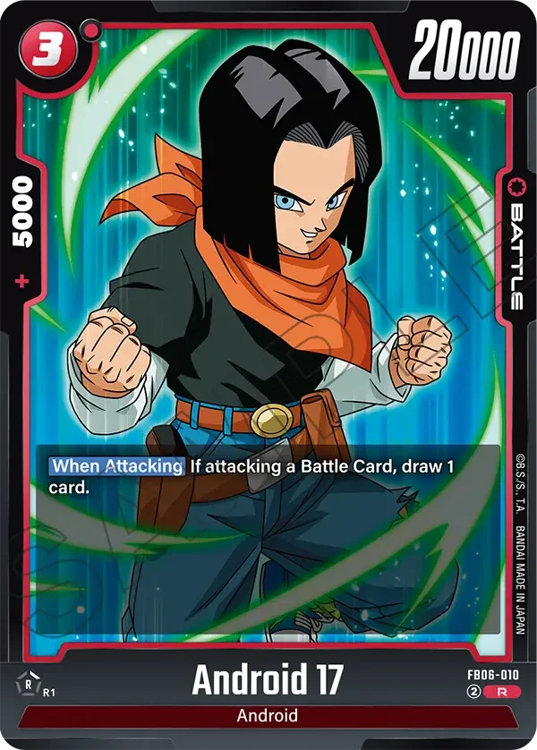 Android 17, Rivals Clash FB06-010