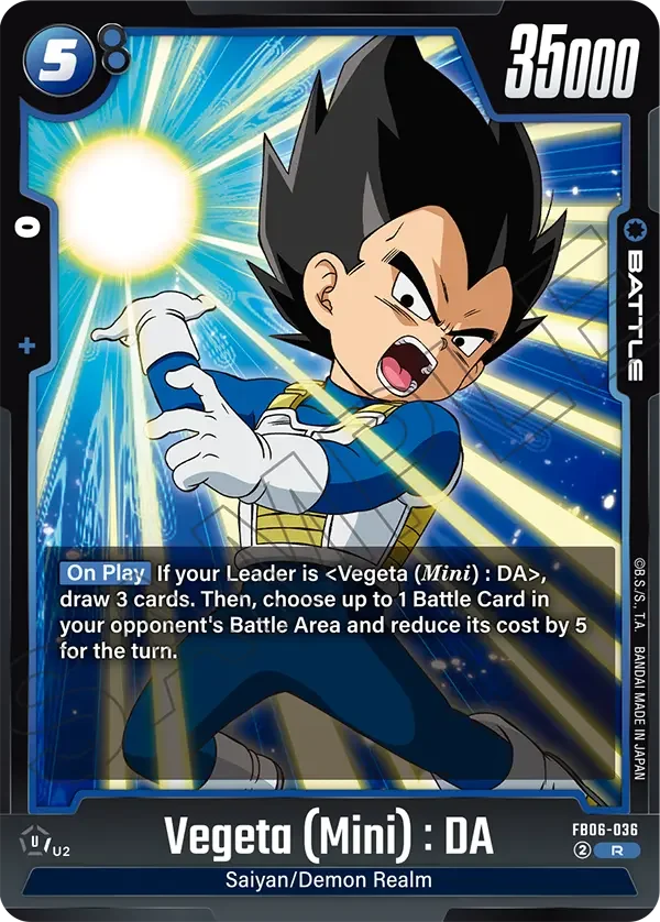 Vegeta (Mini) : DA, Rivals Clash FB06-036