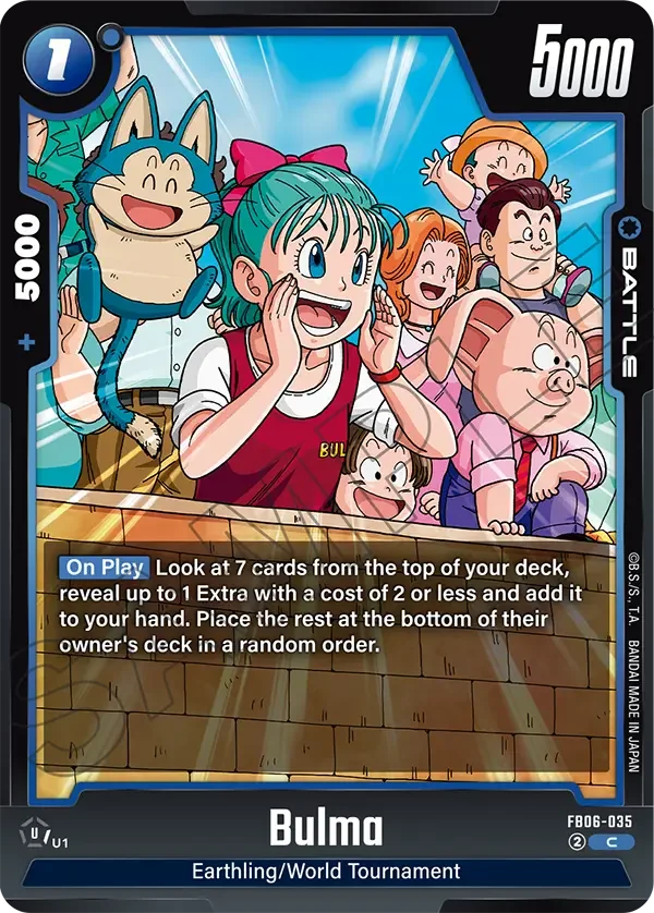 Bulma, Rivals Clash FB06-035