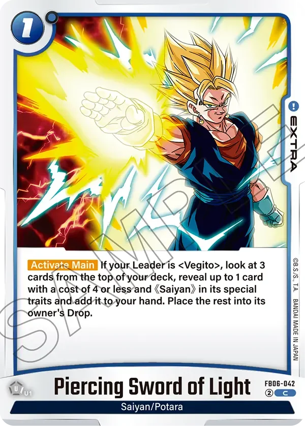 Piercing Sword of Light, Rivals Clash FB06-042