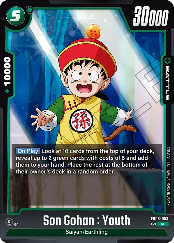 Son Gohan : Youth, Rivals Clash FB06-053