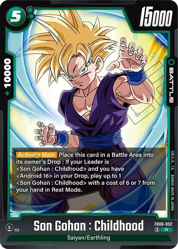 Son Gohan : Childhood, Rivals Clash FB06-052