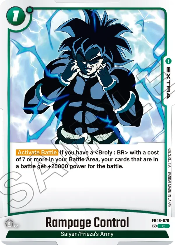 Rampage Control, Rivals Clash FB06-070