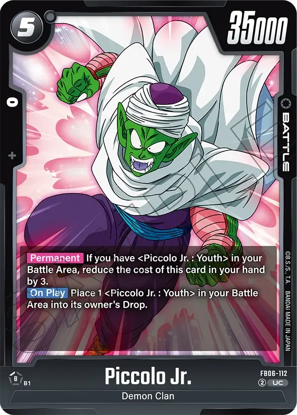 Piccolo Jr., Rivals Clash FB06-112
