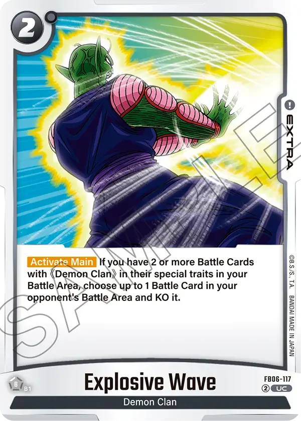 Explosive Wave, Rivals Clash FB06-117