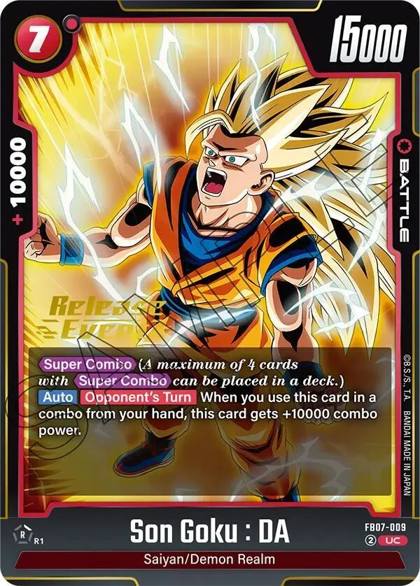 Son Goku : DA, Wish For Shenron Release Event Cards FB07-009