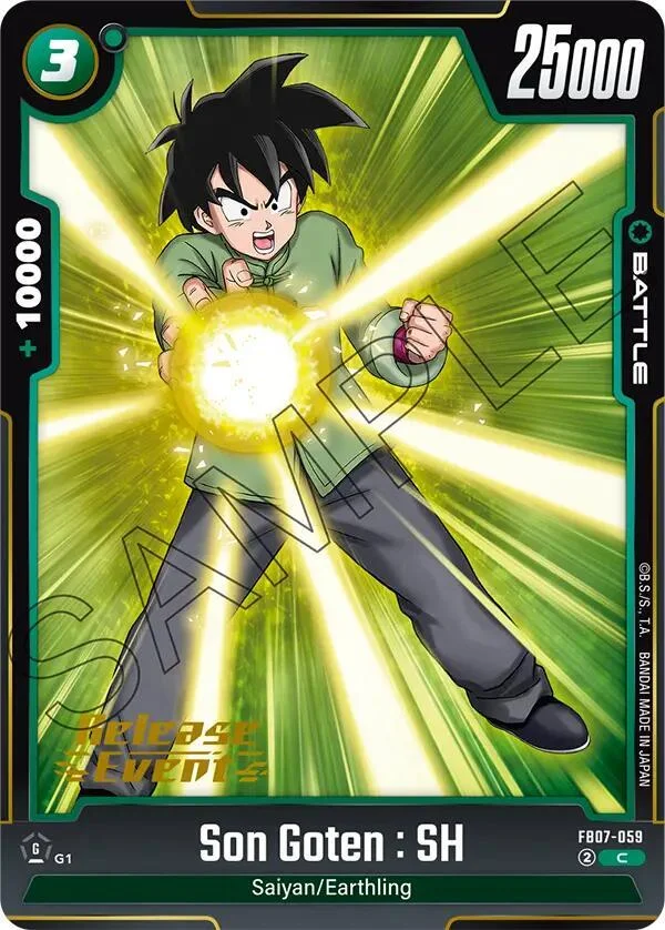 Son Goten : SH, Wish For Shenron Release Event Cards FB07-059