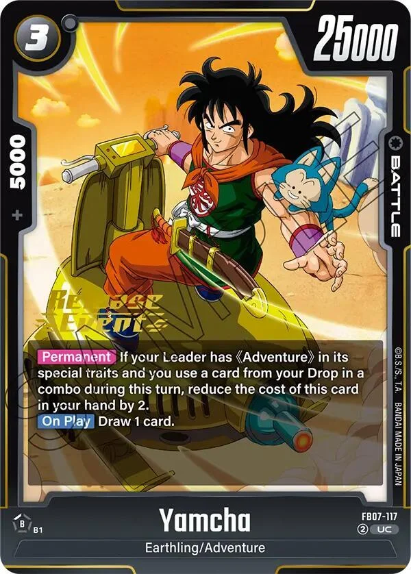 Yamcha, Wish For Shenron Release Event Cards FB07-117