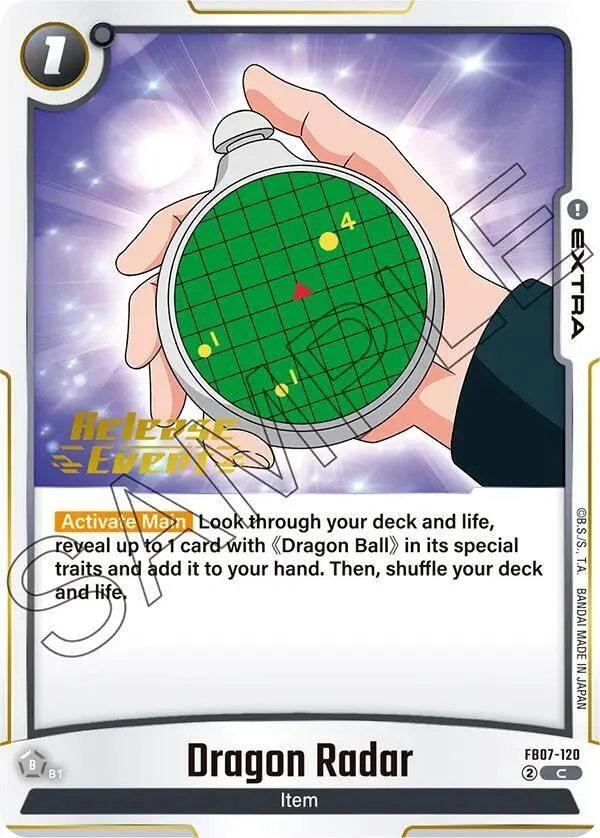 Dragon Radar, Wish For Shenron Release Event Cards FB07-120