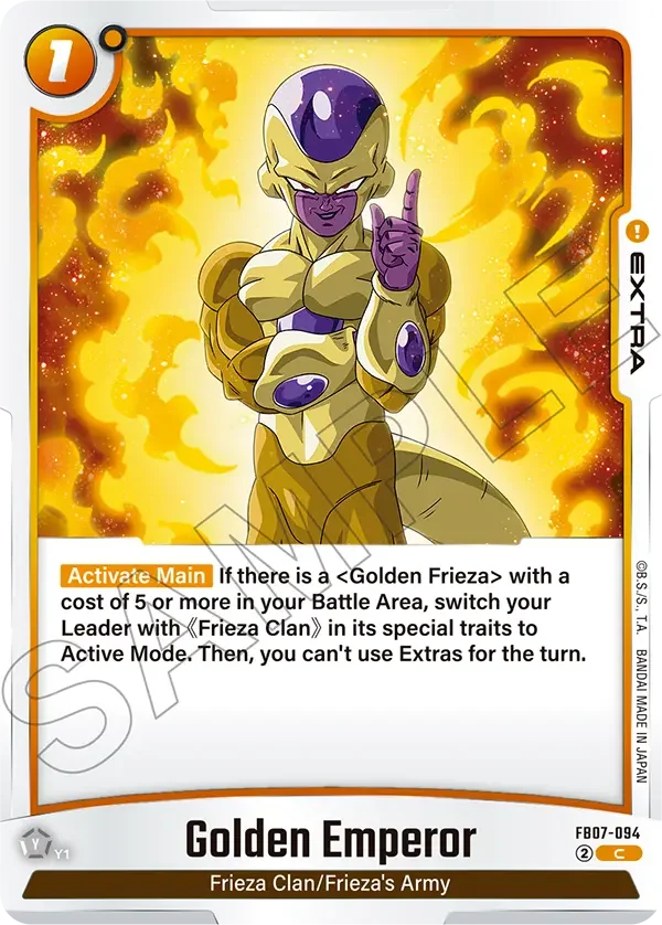 Golden Emperor, Wish For Shenron FB07-094