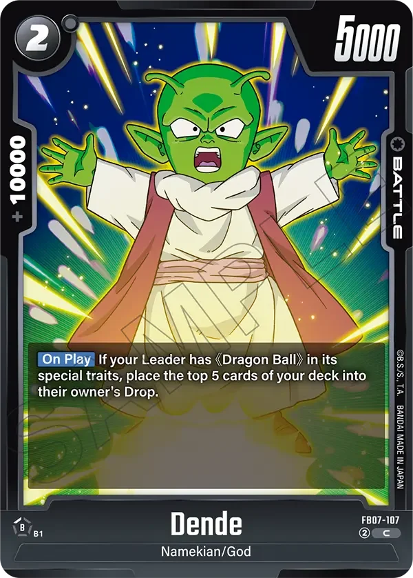 Dende, Wish For Shenron FB07-107