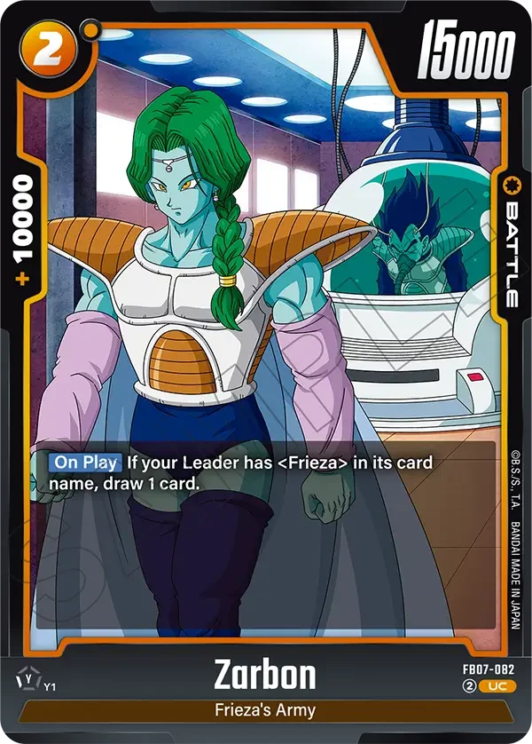 Zarbon, Wish For Shenron FB07-082