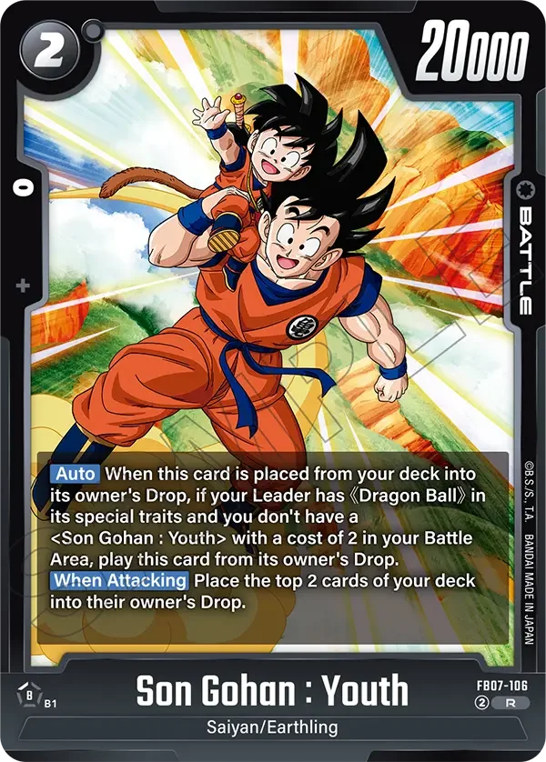 Son Gohan : Youth, Wish For Shenron FB07-106