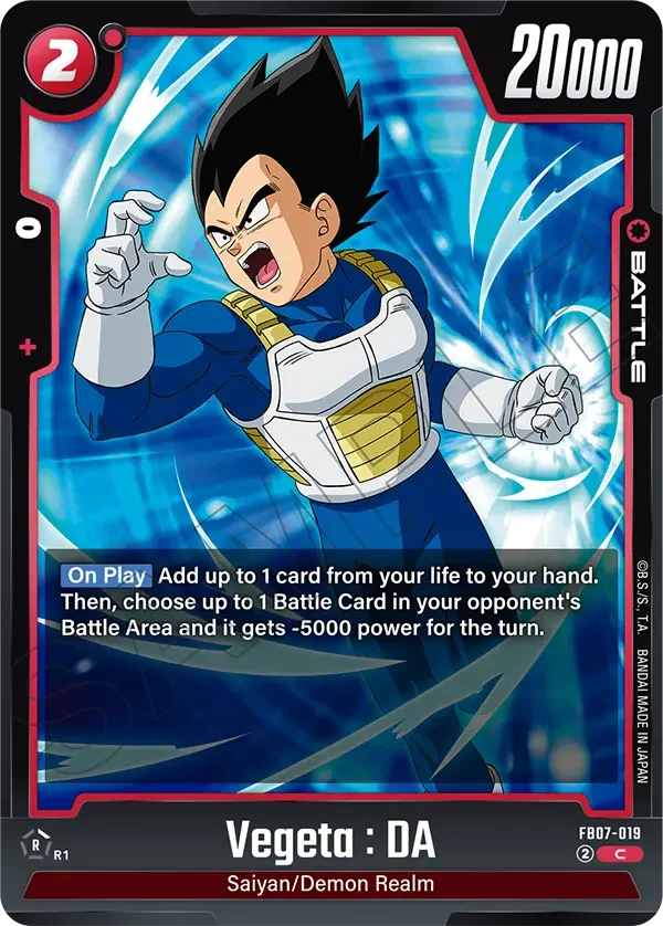Vegeta : DA, Wish For Shenron FB07-019