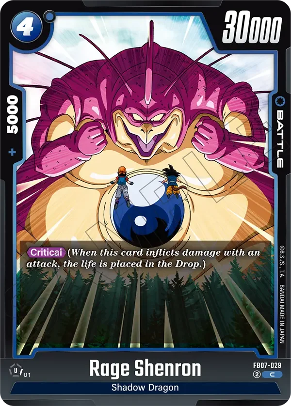 Rage Shenron, Wish For Shenron FB07-029