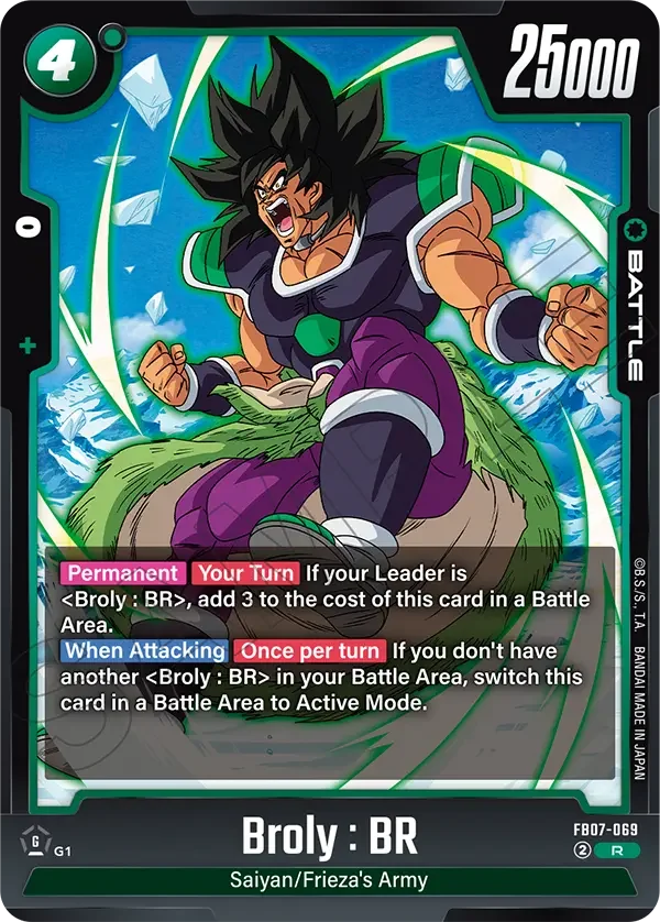 Broly : BR, Wish For Shenron FB07-069