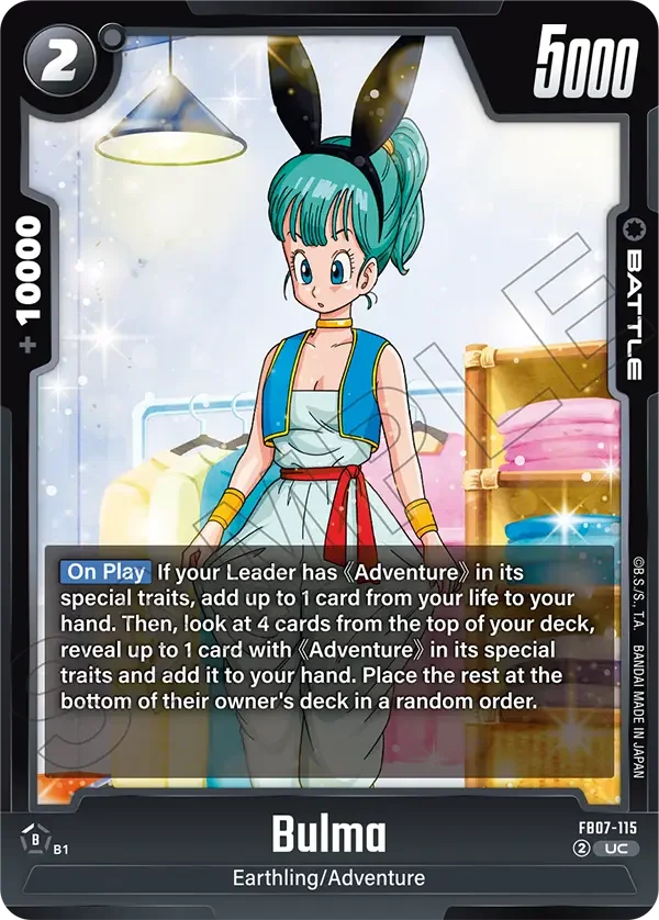 Bulma, Wish For Shenron FB07-115