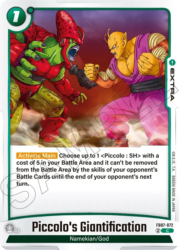 Piccolo's Giantification, Wish For Shenron FB07-072
