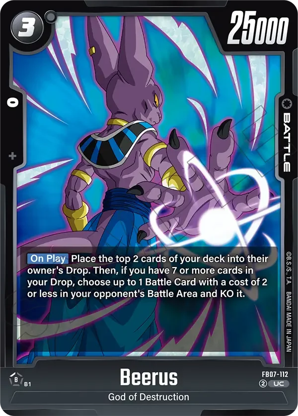 Beerus, Wish For Shenron FB07-112