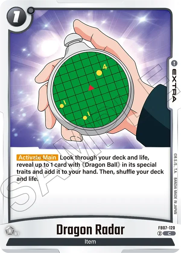 Dragon Radar, Wish For Shenron FB07-120