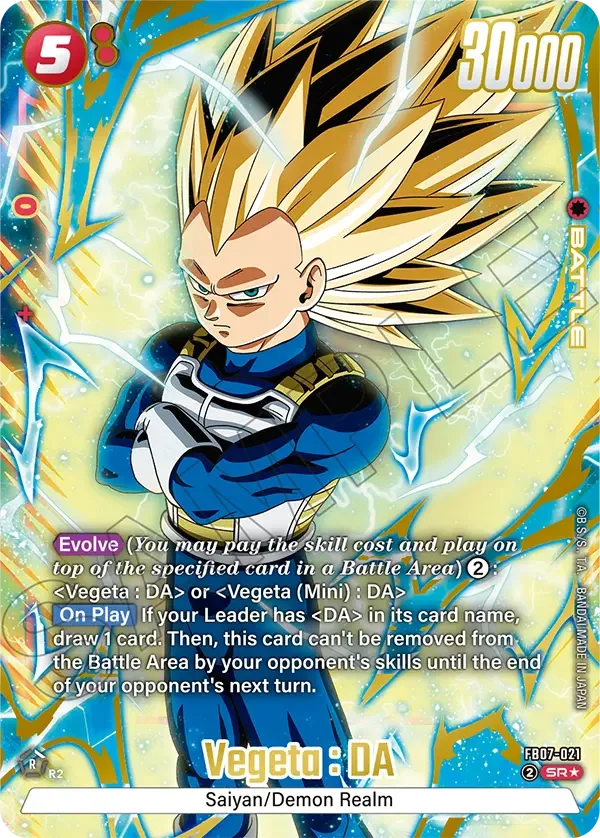Vegeta : DA, Wish For Shenron FB07-021