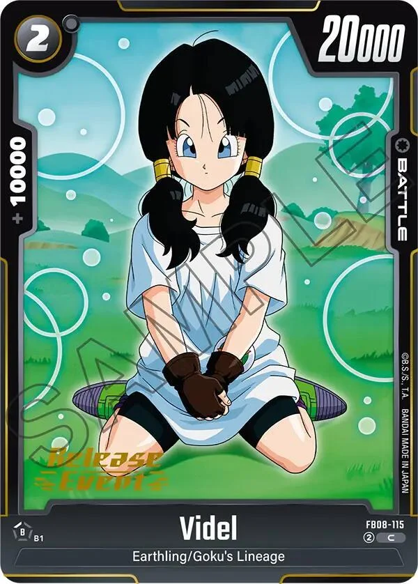 Videl, Saiyan's Pride Release Event Cards FB08-115