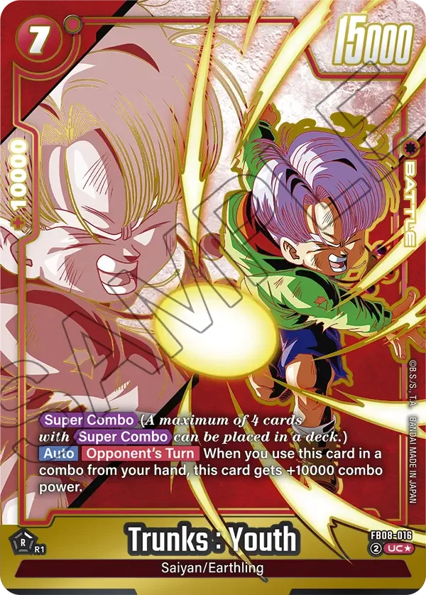 Trunks : Youth, Saiyan's Pride FB08-016
