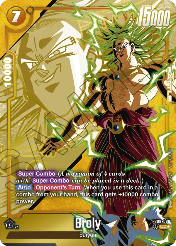 Broly, Saiyan's Pride FB08-088