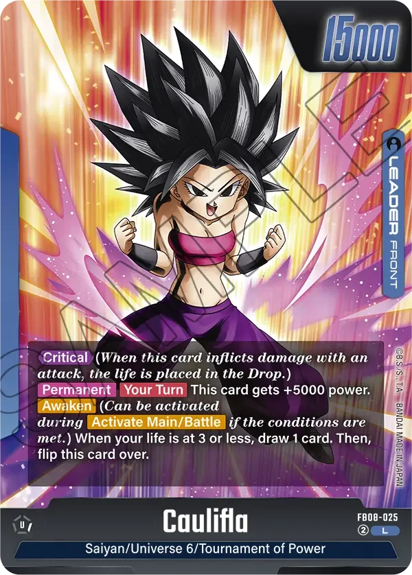 Caulifla, Saiyan's Pride FB08-025