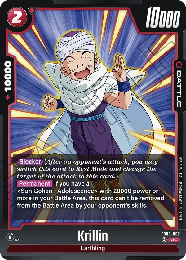 Krillin, Saiyan's Pride FB08-002