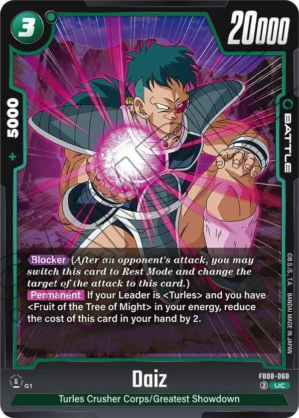 Daiz, Saiyan's Pride FB08-060