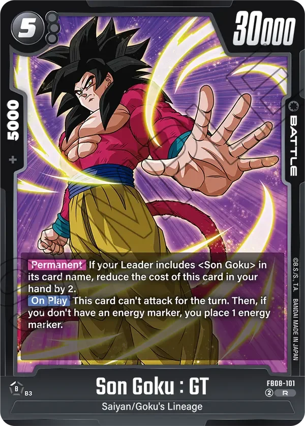 Son Goku : GT, Saiyan's Pride FB08-101