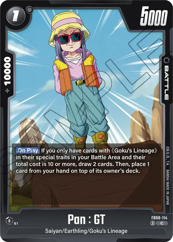 Pan : GT, Saiyan's Pride FB08-114