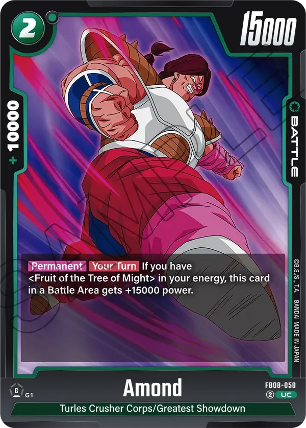 Amond, Saiyan's Pride FB08-050