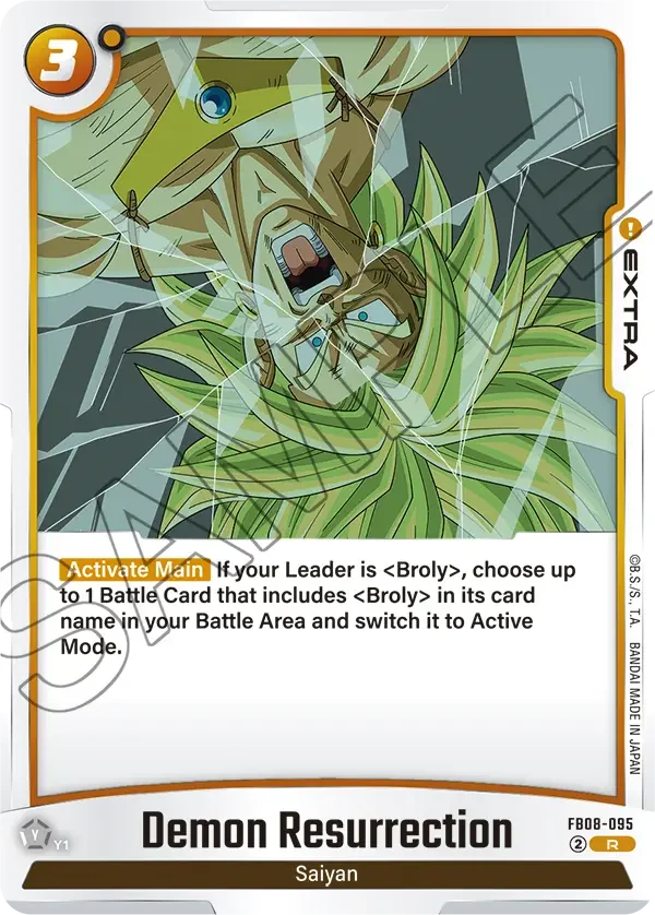 Demon Resurrection, Saiyan's Pride FB08-095