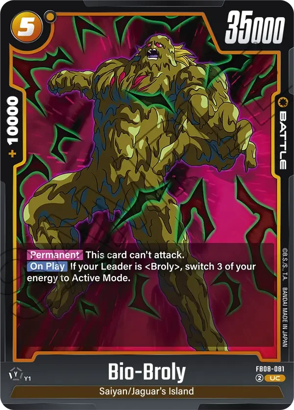Bio-Broly, Saiyan's Pride FB08-081