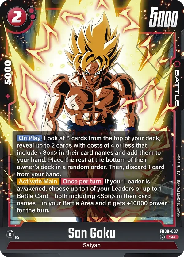 Son Goku, Saiyan's Pride FB08-007