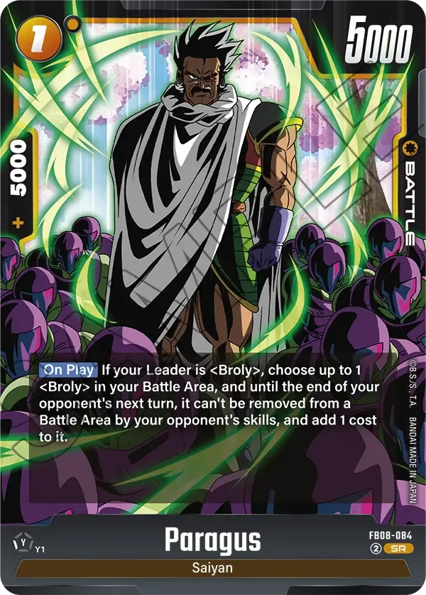 Paragus, Saiyan's Pride FB08-084