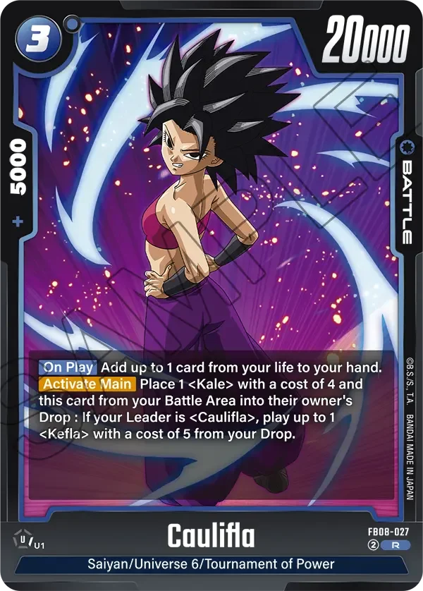 Caulifla, Saiyan's Pride FB08-027