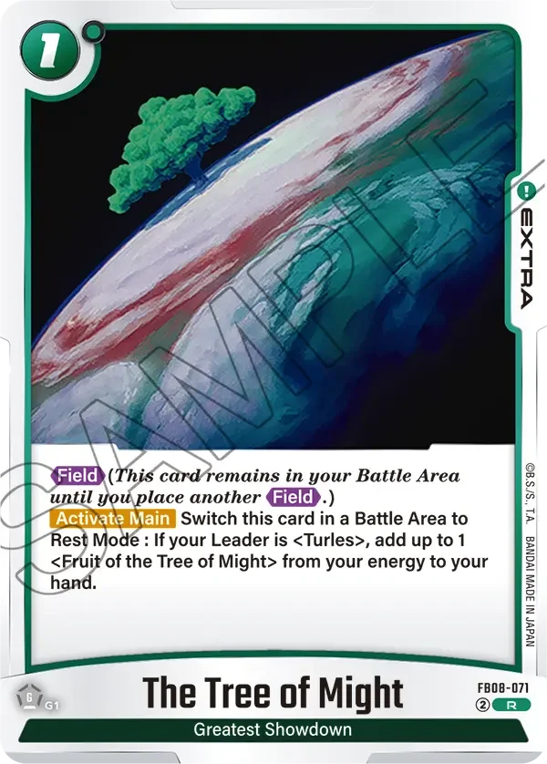 The Tree of Might, Saiyan's Pride FB08-071