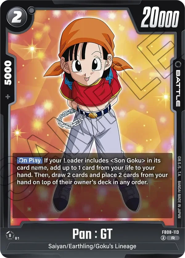 Pan : GT, Saiyan's Pride FB08-113