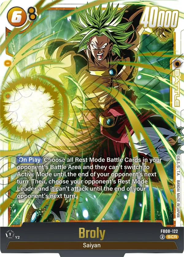 Broly, Saiyan's Pride FB08-122