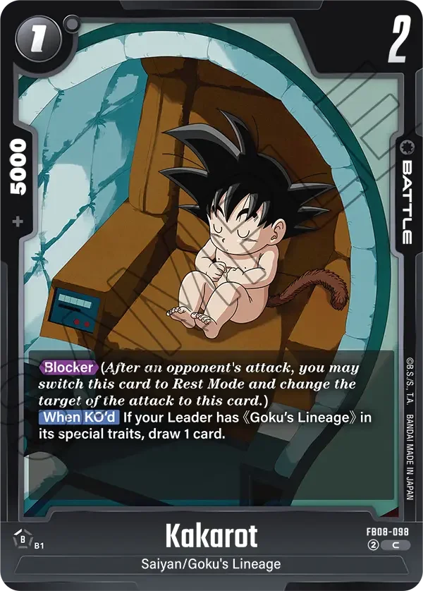 Kakarot, Saiyan's Pride FB08-098