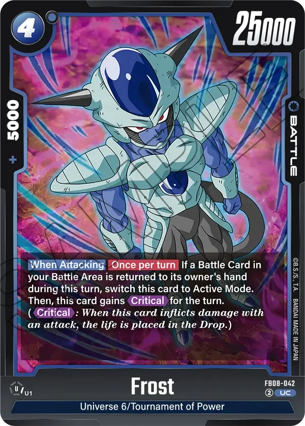Frost, Saiyan's Pride FB08-042