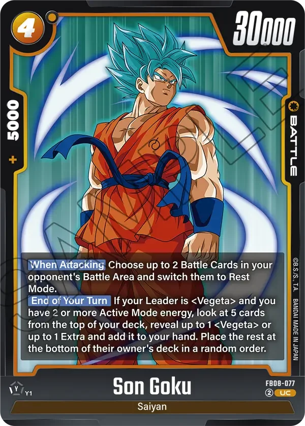 Son Goku, Saiyan's Pride FB08-077