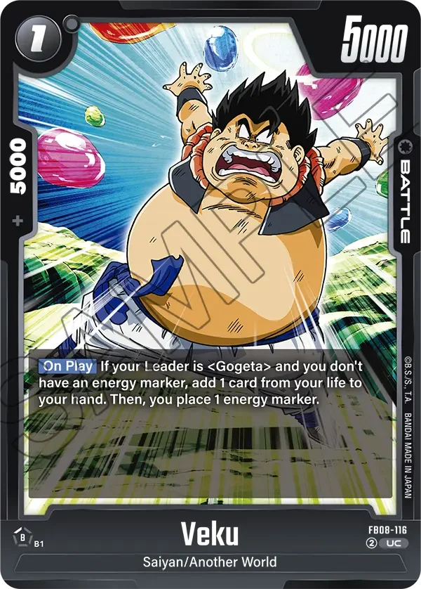 Veku, Saiyan's Pride FB08-116