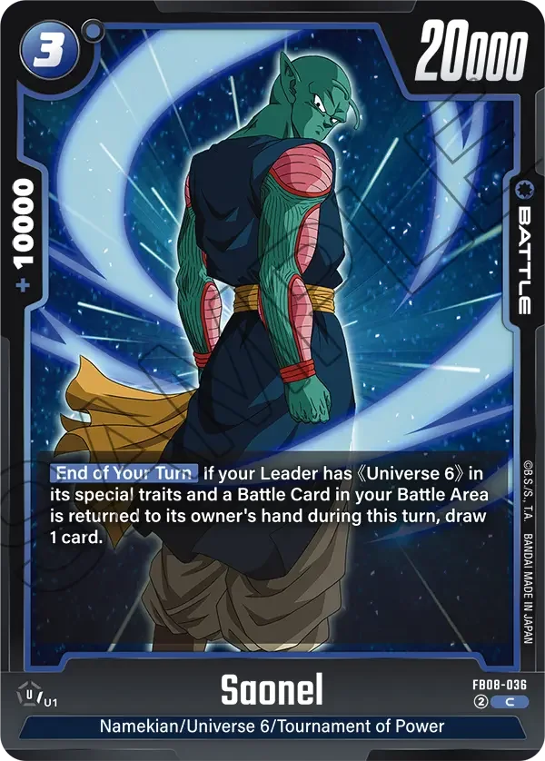 Saonel, Saiyan's Pride FB08-036