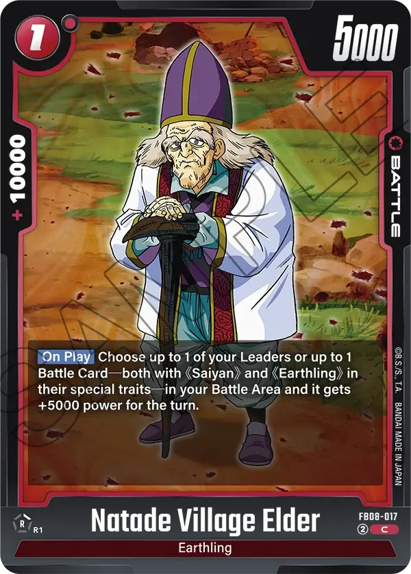 Natade Village Elder, Saiyan's Pride FB08-017