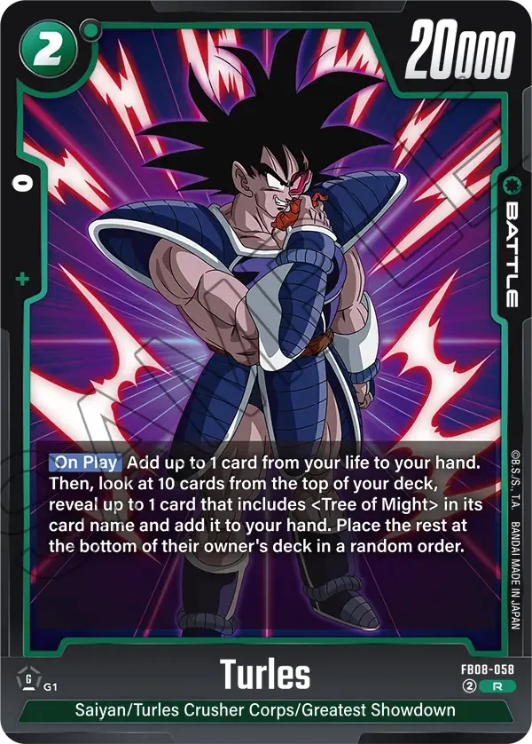 Turles, Saiyan's Pride FB08-058